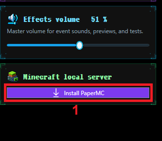 Nainstalujte váš server